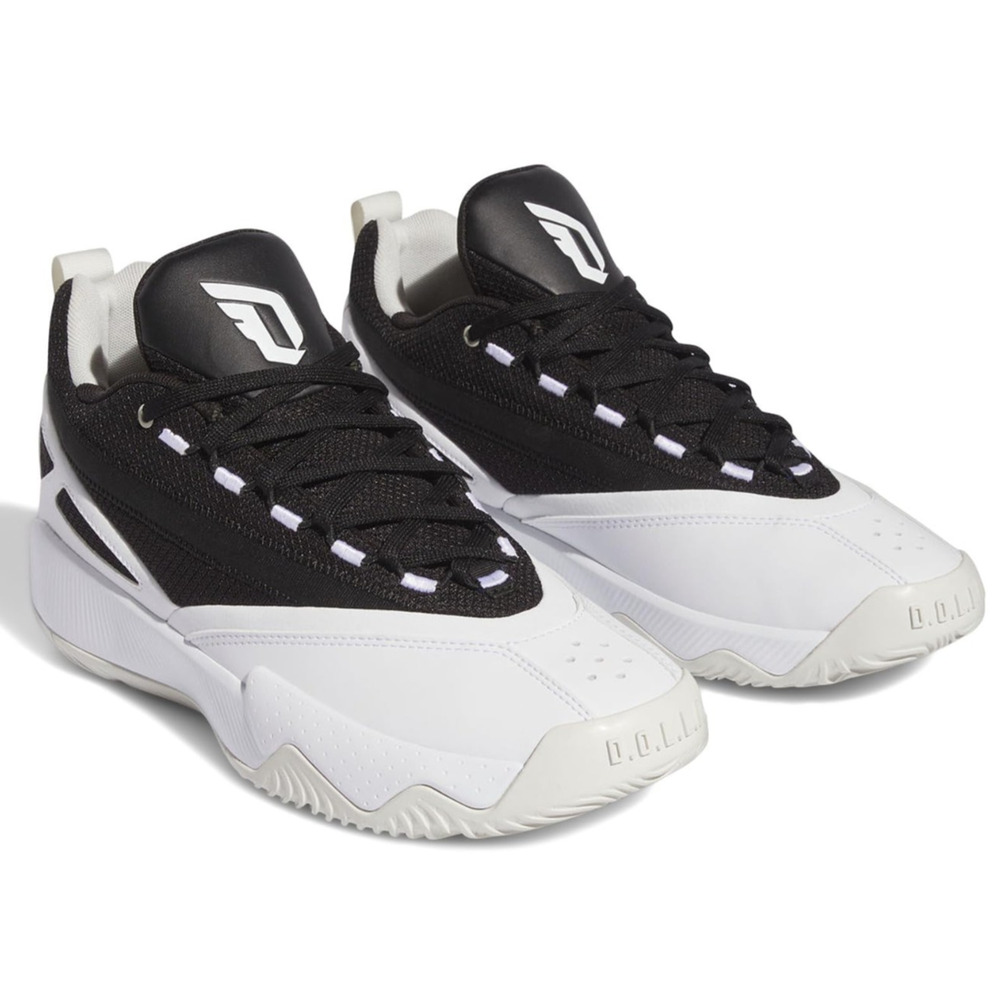adidas Dame Certified 2 White/Black/Orbit Grey Men's 11.5 Medium